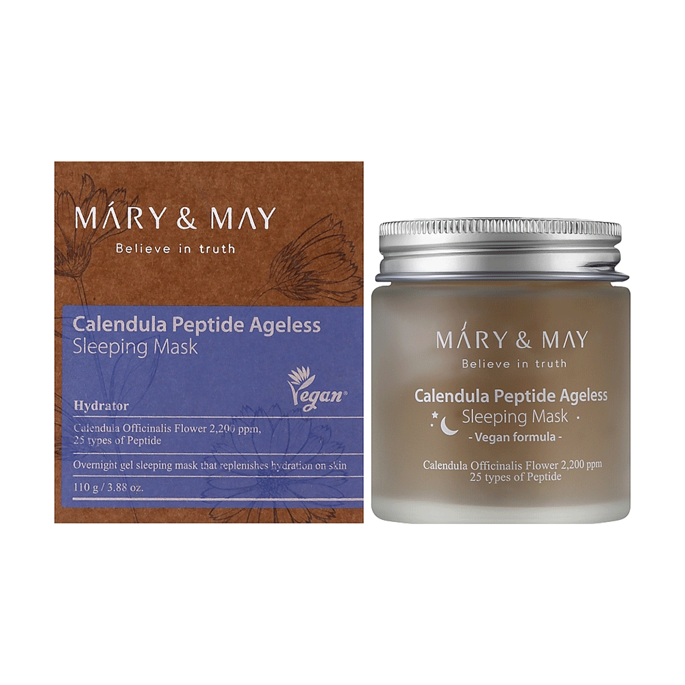ماسک-خواب-جوانساز-تسکین-دهنده-پپتید-و-عصاره-کالاندولا-مری-اند-می-Mary-May-Calendula-Peptide-Ageless-Sleeping-Mask